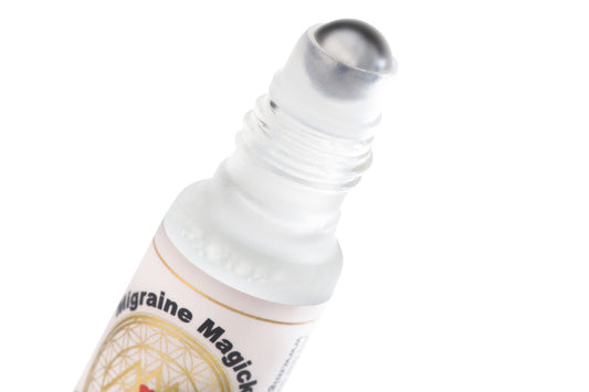 🧠 Migraine Magick® Roll-On- Topical Herbal Supplement | Energy-Infused Nervous System Support 💋 KISS MY MIGRAINE™ — Relief as Ritual