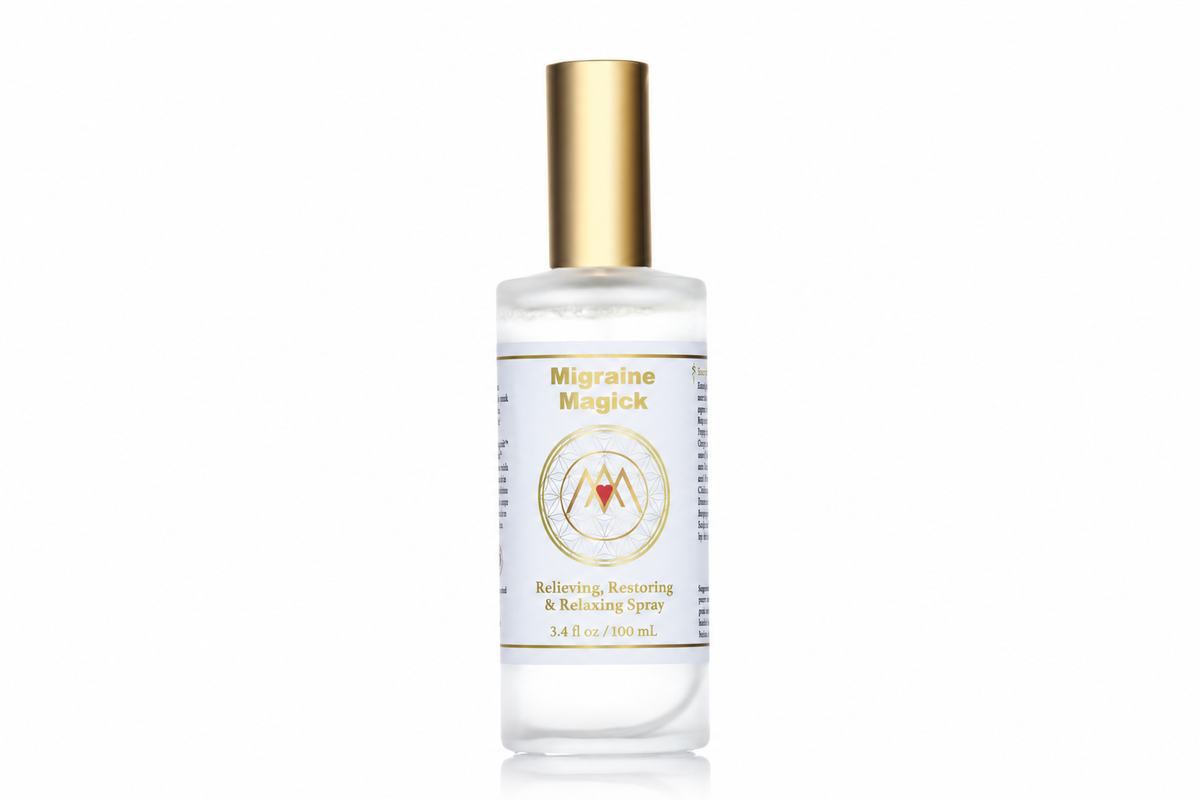 Migraine Magick® Elixir 3.4 fl oz gold-cap clear bottle