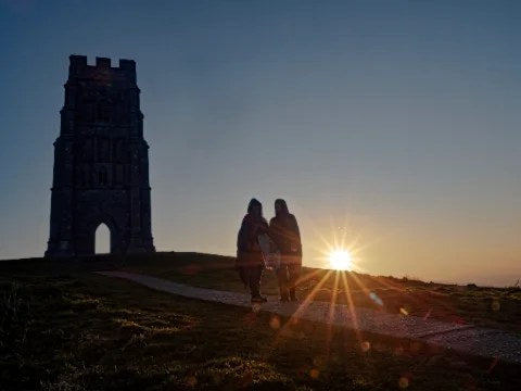 The long sunset